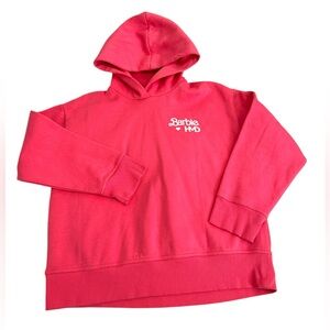 ZARA x BARBIE | pink pullover hoodie